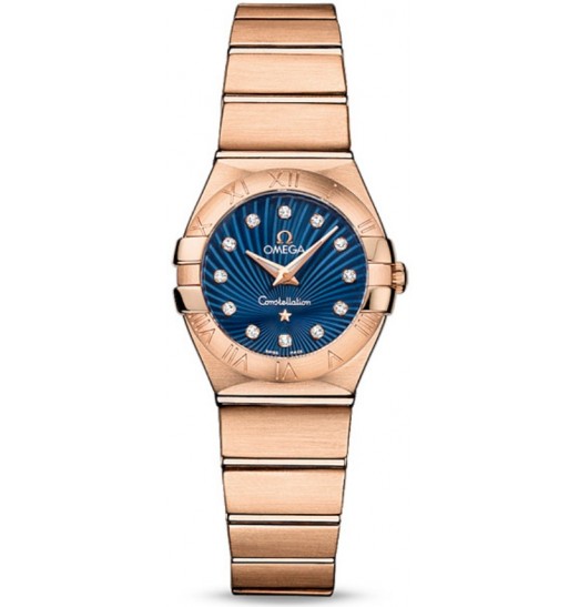 Replica Omega Constellation Brushed Quarz Mini 123.50.24.60.53.001
