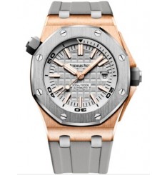 Audemars Piguet Royal Oak Offshore Diver Pink Gold Titanium/Silver 15711OI.OO.A006CA.01 Replica