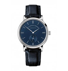 A. Lange & Sohne 219.028 Saxonia 35 White Gold/Blue replica