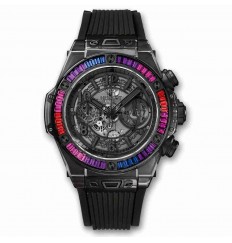 Hublot Big Bang Unico All Black Sapphire Galaxy 45mm 411.JB.4901.RT.4098 replica