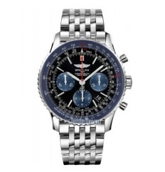 Replica Breitling Navitimer 01 Limited Blue Edition Stainless Steel Mens AB012116/BE09