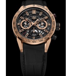 TAG Heuer CBG2051.FC6426 Carrera Calibre Heuer 02 43 Rose Gold/Alligator