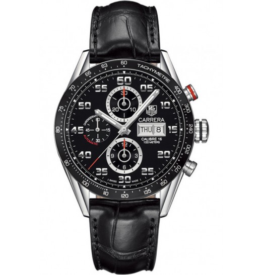 TAG Heuer Carrera Black Dial Automatic Chronograph Mens watch replica