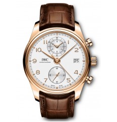 IWC Portugieser Silver Dial Automatic Mens Chronograph IW390301 replica