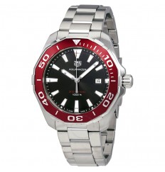 TAG Heuer Aquaracer Black Dial Stainless Steel Mens watch replica