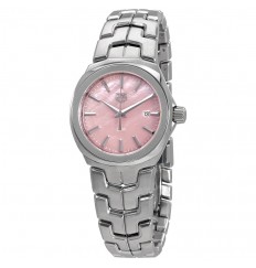 TAG Heuer Link Pink Mother of Pearl Dial Ladies Replica
