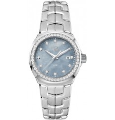 TAG Heuer Link Blue Mother of Pearl Diamond Dial Ladies watch replica