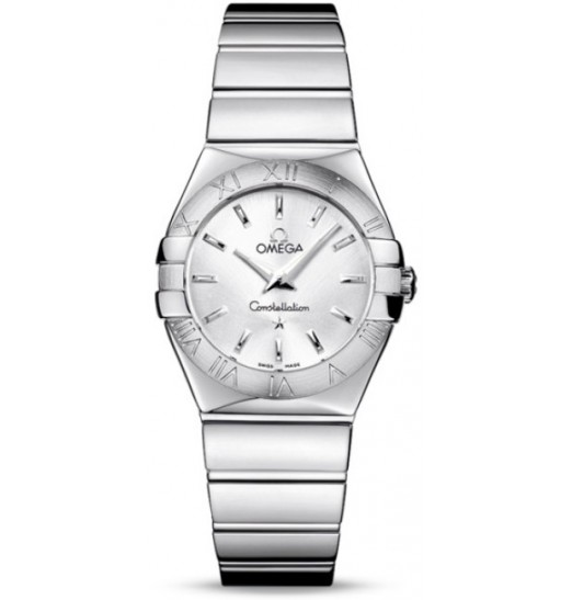 Omega Constellation Polished Quartz Small 123.10.27.60.02.002 fake watch