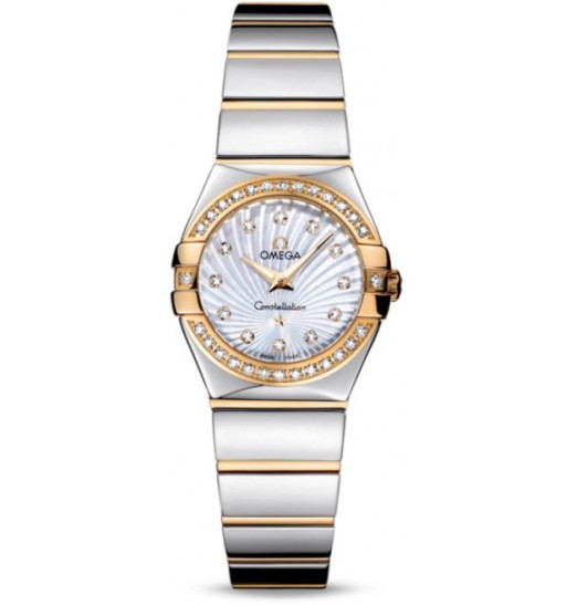 Omega Constellation Polished Quartz Mini 123.25.24.60.55.008 replicas