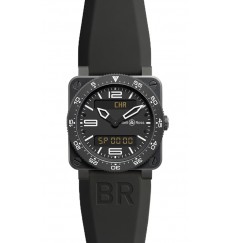 Bell & Ross Type Aviation Quartz 42mm Mens BR 03 TYPE AVIATION CARBON fake watch