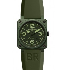 Bell & Ross Automatic 42mm Mens BR 03-92 Military Ceramic replica watch