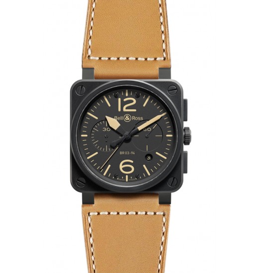 Bell & Ross Chronograph 42mm Mens BR 03-94 HERITAGE replicas