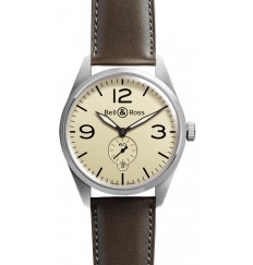 Bell & Ross Vintage Mens BRV 123 Original Beige fake watch